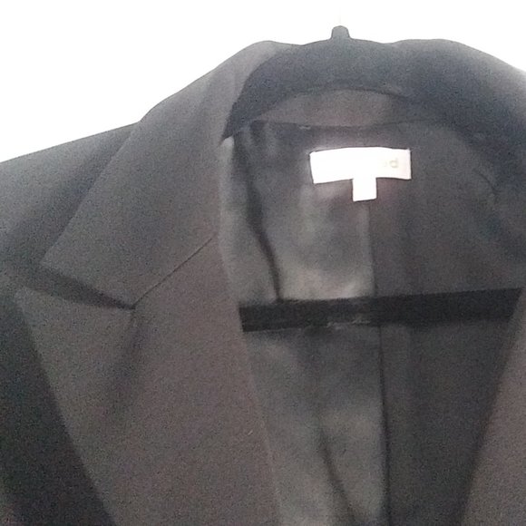 Re:Named Women's Jacket with Belt. Size: M Color: Black - Picture 9 of 15